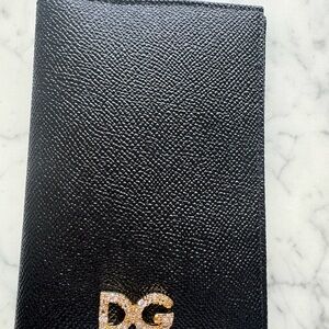 Dolce & Gabbana Leather Black Card Holder